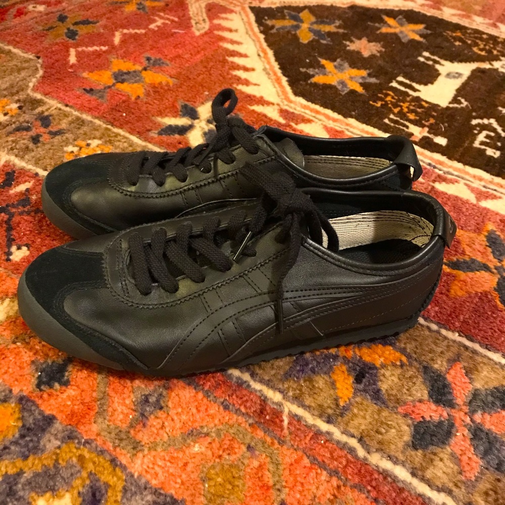 ONITSUKA TIGER MEXICO 66 BLACK UNISEX SIZE US 7